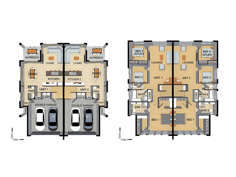 DC1013 — home floor plan by Dixon Homes