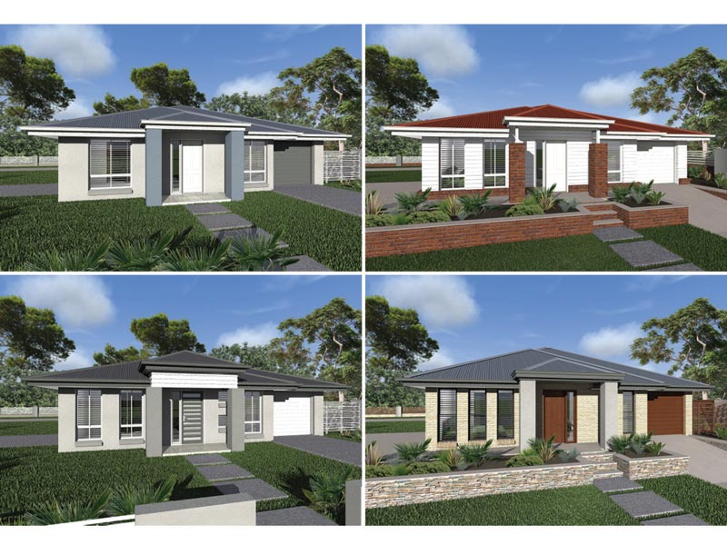 Q17417 — 3 bedroom home elevation by Dixon Homes